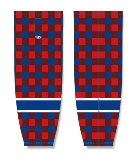 Athletic Knit ZH711-DESIGN-HS1010 Custom Sublimated Hockey Socks