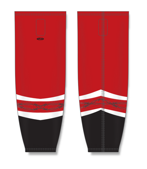Athletic Knit ZH711-DESIGN-HS1012 Custom Sublimated Hockey Socks