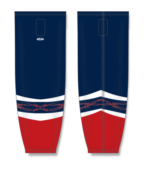 Athletic Knit ZH711-DESIGN-HS1012 Custom Sublimated Hockey Socks