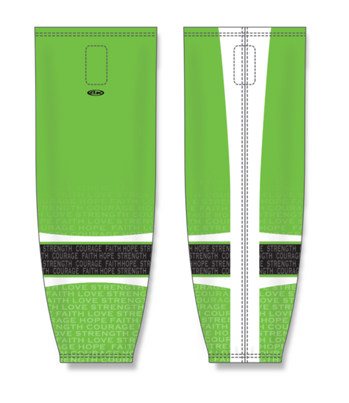 Athletic Knit ZH711-DESIGN-HS1109 Custom Sublimated Hockey Socks