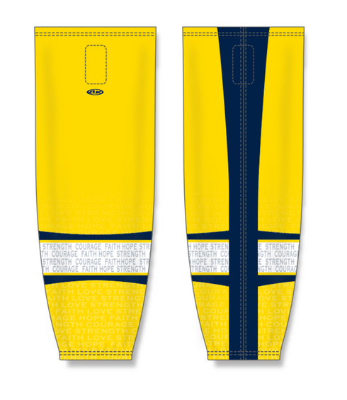 Athletic Knit ZH711-DESIGN-HS1109 Custom Sublimated Hockey Socks