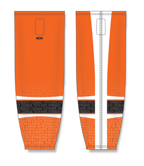 Athletic Knit ZH711-DESIGN-HS1109 Custom Sublimated Hockey Socks