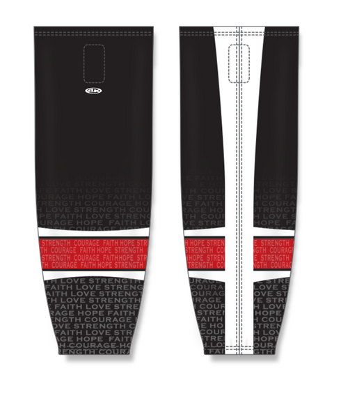 Athletic Knit ZH711-DESIGN-HS1109 Custom Sublimated Hockey Socks