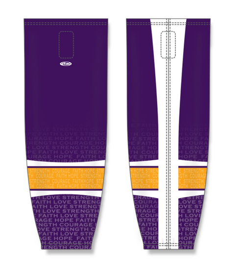 Athletic Knit ZH711-DESIGN-HS1109 Custom Sublimated Hockey Socks