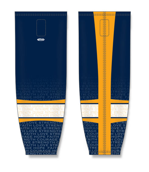 Athletic Knit ZH711-DESIGN-HS1109 Custom Sublimated Hockey Socks