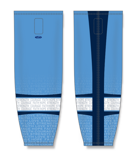 Athletic Knit ZH711-DESIGN-HS1109 Custom Sublimated Hockey Socks