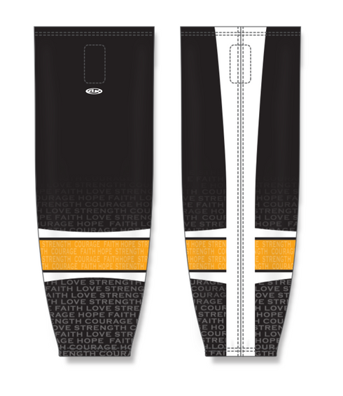 Athletic Knit ZH711-DESIGN-HS1109 Custom Sublimated Hockey Socks