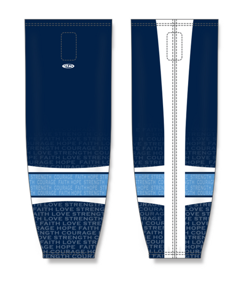 Athletic Knit ZH711-DESIGN-HS1109 Custom Sublimated Hockey Socks