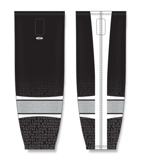 Athletic Knit ZH711-DESIGN-HS1109 Custom Sublimated Hockey Socks