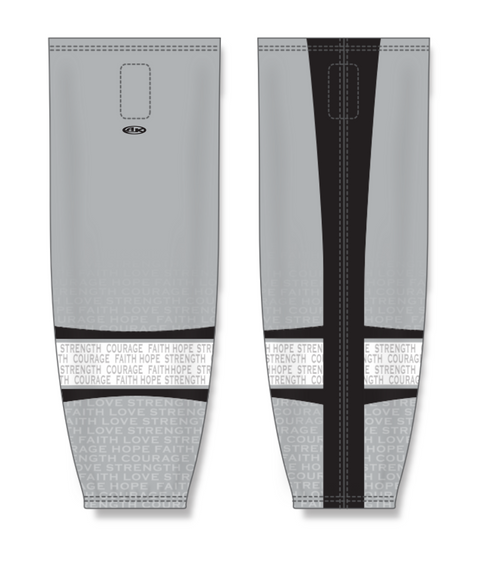 Athletic Knit ZH711-DESIGN-HS1109 Custom Sublimated Hockey Socks