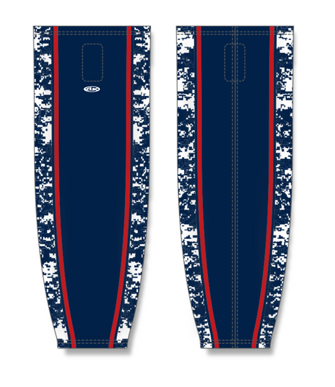Athletic Knit ZH711-DESIGN-HS1218 Custom Sublimated Hockey Socks