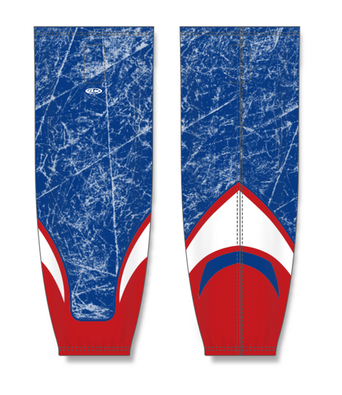 Athletic Knit ZH711-DESIGN-HS1365 Custom Sublimated Hockey Socks
