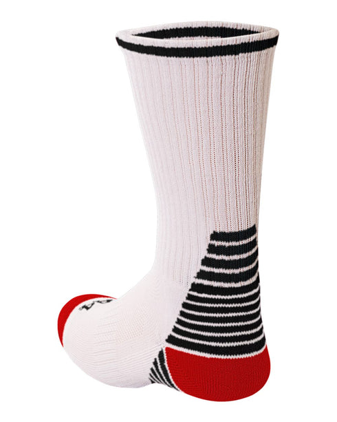 A4 Pro Team Sock (S8009), Color 'White/Black/Red'