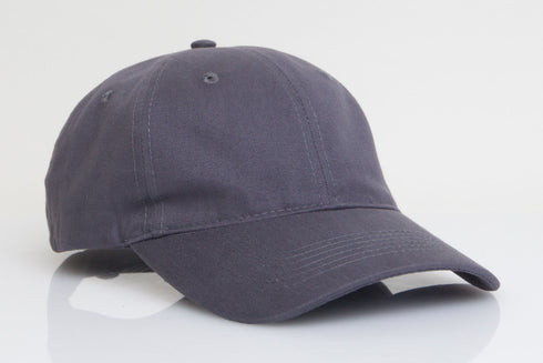 Pacific Headwear Brushed Cotton Twill Hook-And-Loop Adjustable Cap (101C), Color 'Graphite'