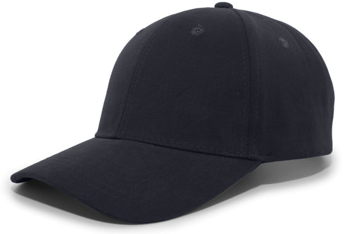 Pacific Headwear Brushed Cotton Twill Hook-And-Loop Adjustable Cap (101C), Color 'Navy'
