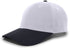 Pacific Headwear Brushed Cotton Twill Hook-And-Loop Adjustable Cap (101C), Color 'SilverNavy'