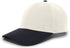 Pacific Headwear Brushed Cotton Twill Hook-And-Loop Adjustable Cap (101C), Color 'KhakiNavy'