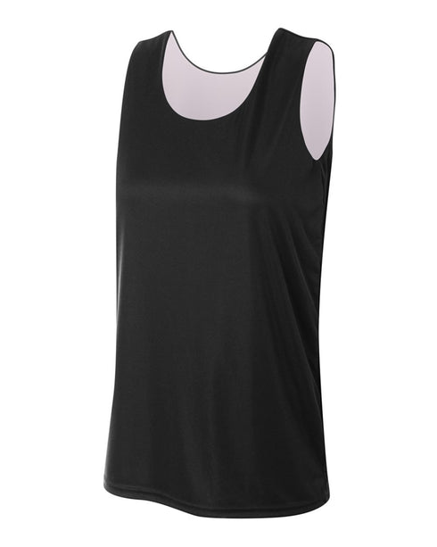 A4 Women's Reversible Jump Jersey (NW2375), Color 'Black/White'