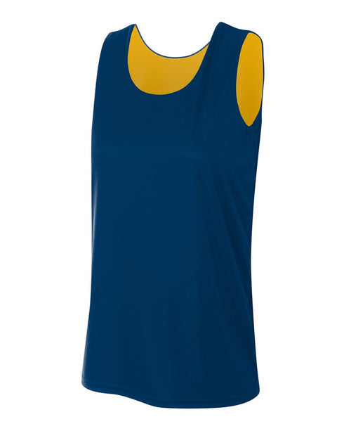 A4 Women's Reversible Jump Jersey (NW2375), Color 'Navy/Gold'