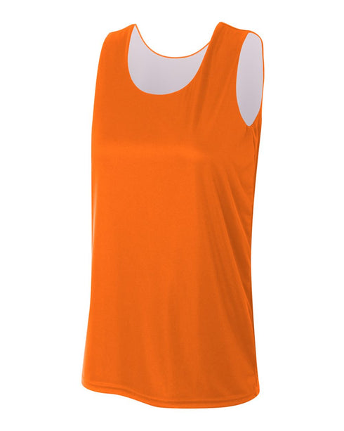 A4 Women's Reversible Jump Jersey (NW2375), Color 'Orange/White'