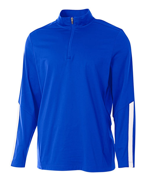A4 League 1/4 Zip Jacket (N4262), Color 'Royal/White'