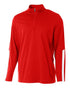 A4 League 1/4 Zip Jacket (N4262), Color 'Scarlet/White'