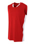 A4 Youth Backcourt Jersey (NB2377), Color 'Scarlet/White'