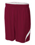 A4 Youth Double Double Short (NB5364), Color 'Maroon/White'
