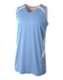 A4 Double Double Reversible Jersey (N2372), Color 'Light Blue/White'