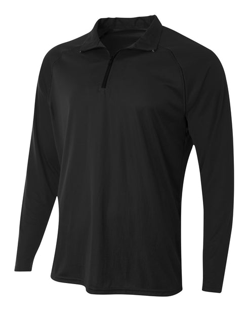A4 Daily 1/4 Zip (N4268), Color 'Black'