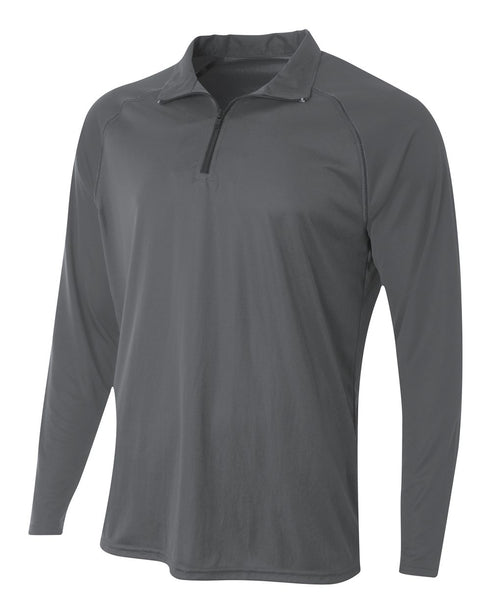 A4 Daily 1/4 Zip (N4268), Color 'Graphite'