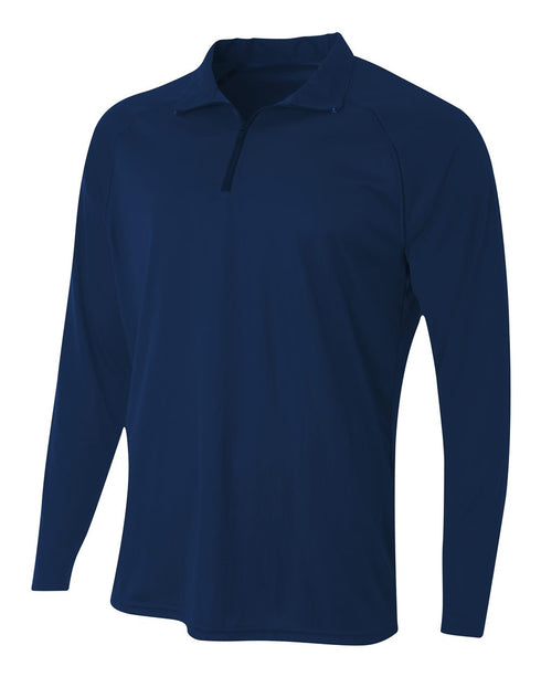A4 Daily 1/4 Zip (N4268), Color 'Navy'