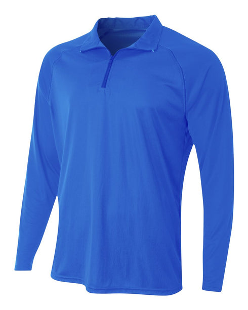 A4 Daily 1/4 Zip (N4268), Color 'Royal'