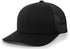 Pacific Headwear Trucker Snapback Cap (104C), Color 'Black'