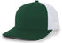 Pacific Headwear Trucker Snapback Cap (104C), Color 'DarkGreenWhiteDarkGreen'