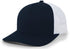 Pacific Headwear Trucker Snapback Cap (104C), Color 'NavyWhiteNavy'
