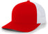 Pacific Headwear Trucker Snapback Cap (104C), Color 'RedWhiteRed'