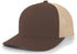 Pacific Headwear Trucker Snapback Cap (104C), Color 'BrownKhakiBrown'