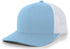 Pacific Headwear Trucker Snapback Cap (104C), Color 'ColumbiaBlueWhiteColumbiaBlue'
