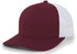 Pacific Headwear Trucker Snapback Cap (104C), Color 'MaroonWhiteMaroon'