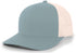 Pacific Headwear Trucker Snapback Cap (104C), Color 'SmokeBlueBeigeSmokeBlue'