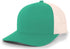 Pacific Headwear Trucker Snapback Cap (104C), Color 'TealBeigeTeal'