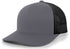 Pacific Headwear Trucker Snapback Cap (104C), Color 'GraphiteBlackGraphite'