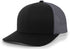 Pacific Headwear Trucker Snapback Cap (104C), Color 'BlackGraphiteBlack'