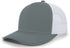 Pacific Headwear Contrast Stitch Trucker Snapback (104S), Color 'GraphiteWhiteGraphite'