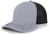Pacific Headwear Contrast Stitch Trucker Snapback (104S), Color 'HeatherGreyBlackHeatherGrey'
