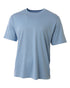 A4 Topflight Heather Tee (N3381), Color 'Light Blue'