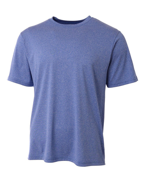 A4 Topflight Heather Tee (N3381), Color 'Royal'