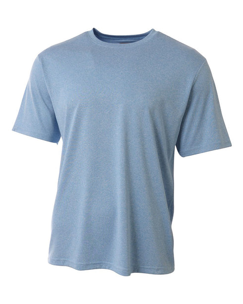 A4 Youth Topflight Heather Tee (NB3381), Color 'Light Blue'