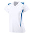 Augusta Sportswear Ladies Premier Jersey (1055-C), Color 'White/Royal'